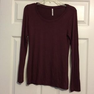 NWOT Maroon Long sleeve